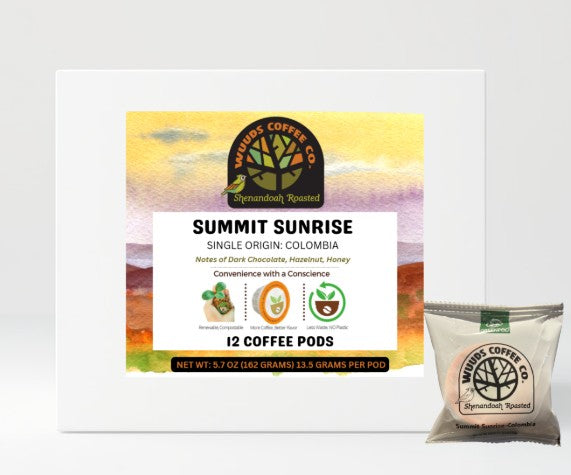 Compostable Coffee Pods-Summit Sunrise Colombia-Fair Trade/Organic