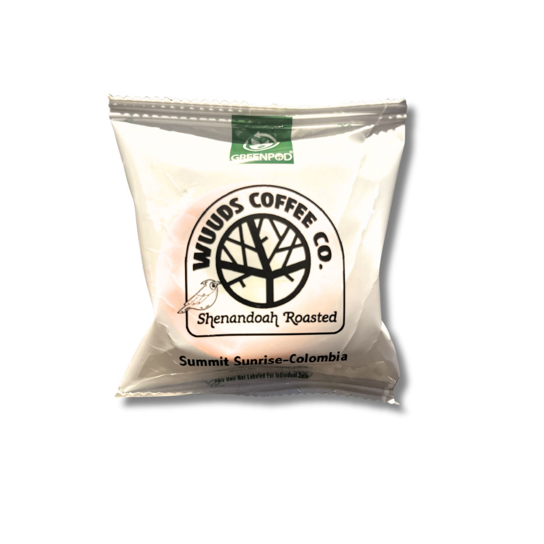Compostable Coffee Pods-Summit Sunrise Colombia-Fair Trade/Organic