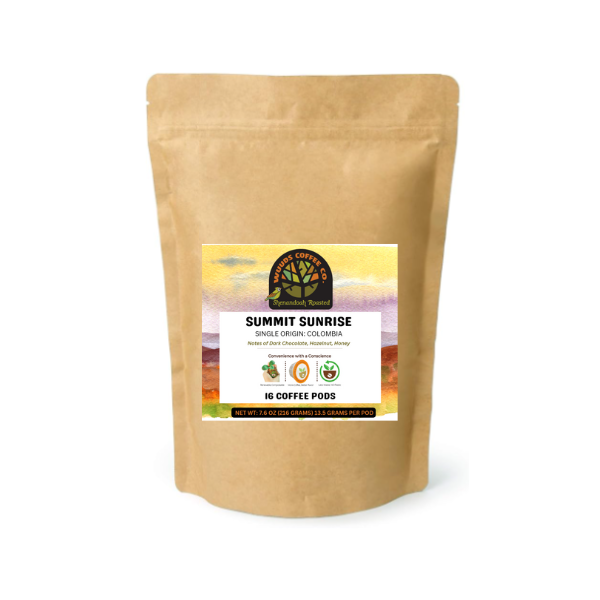 Compostable Coffee Pods-Summit Sunrise Colombia-Fair Trade/Organic