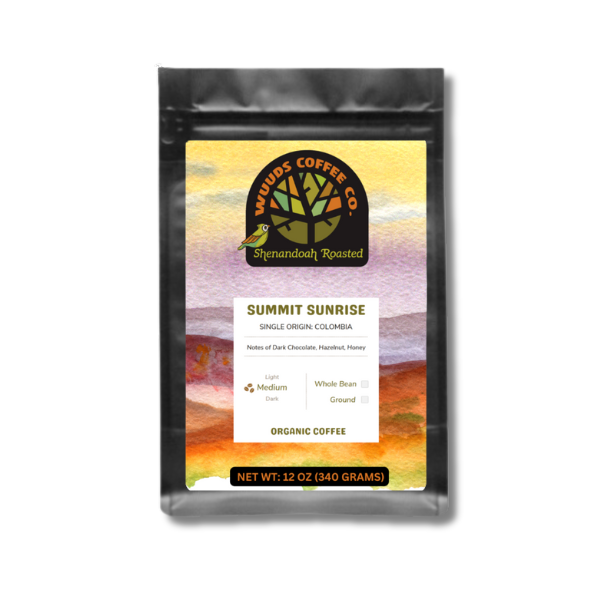 Summit Sunrise- Fair Trade/Rainforest Alliance Certified/Organic Colombia