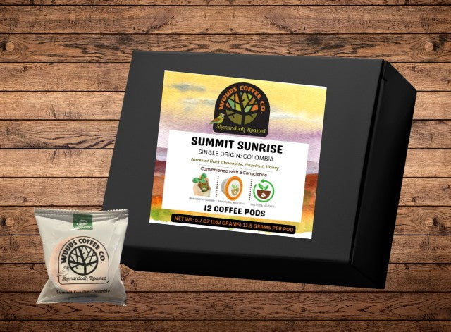 Compostable Coffee Pods-Summit Sunrise Colombia-Fair Trade/Organic