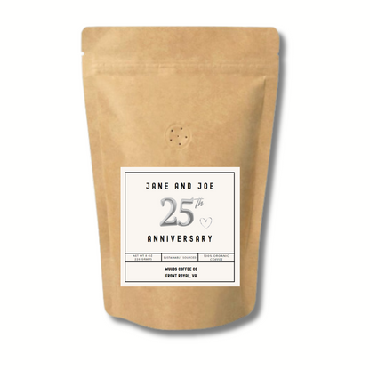 Anniversary Coffee Favor Bags