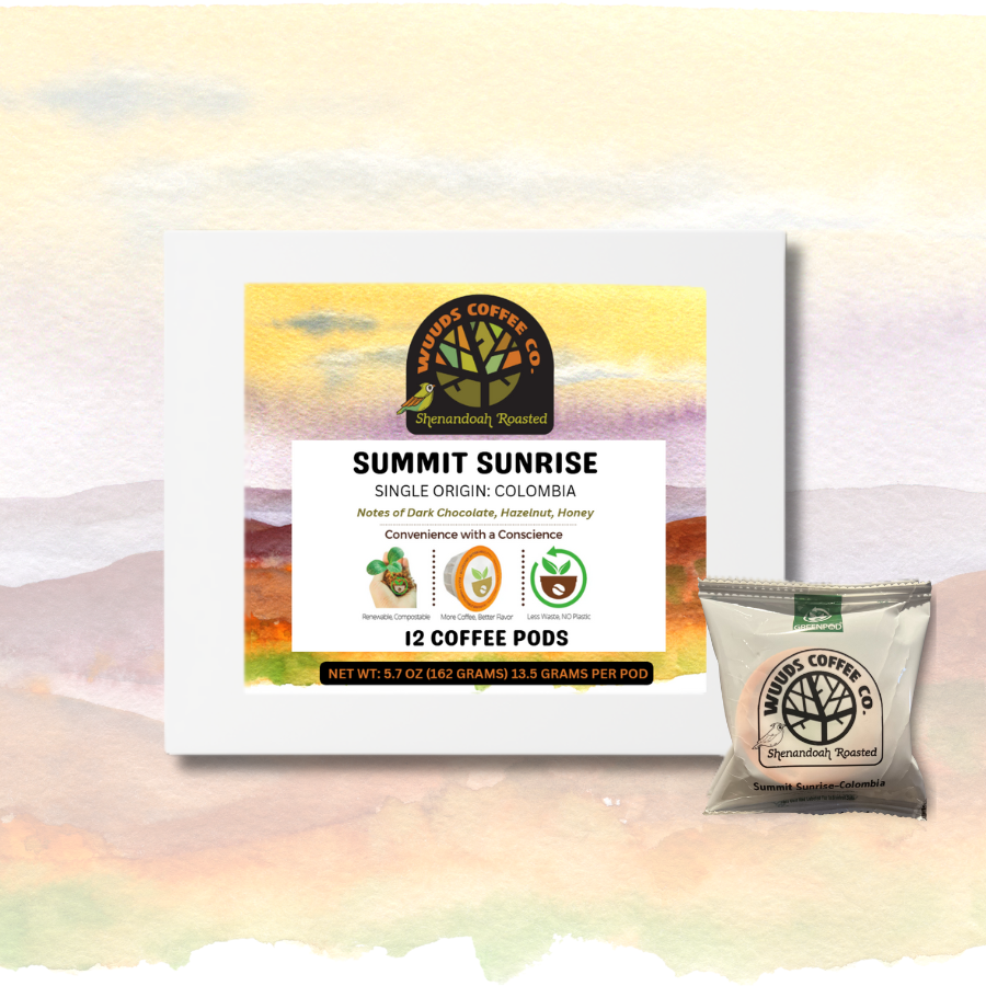 Compostable Coffee Pods-Summit Sunrise Colombia-Fair Trade/Organic
