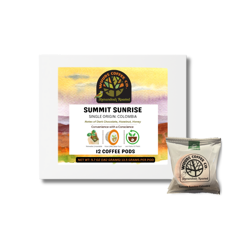 Compostable Coffee Pods-Summit Sunrise Colombia-Fair Trade/Organic