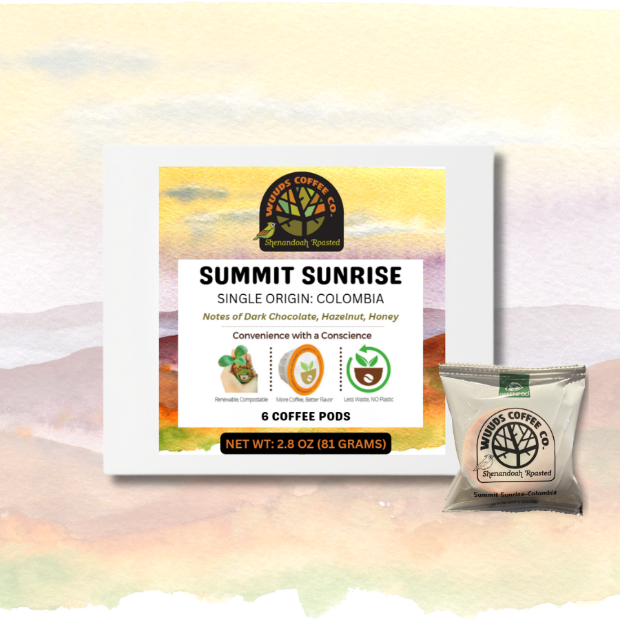 Compostable Coffee Pods-Summit Sunrise Colombia-Fair Trade/Organic