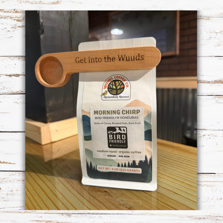 Wooden Coffee Scoop Bag Clip