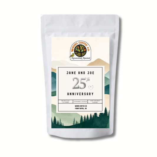 Anniversary Coffee Favor Bags