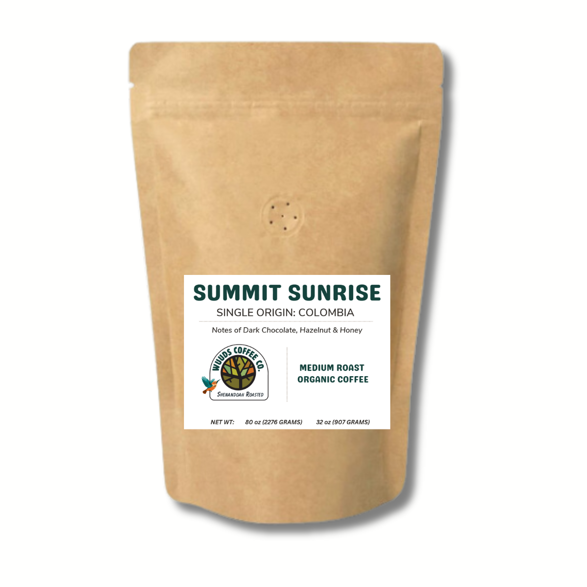 Summit Sunrise- Fair Trade/Rainforest Alliance Certified/Organic Colombia